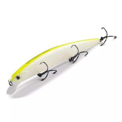 China Lure speed 130mm wobbler 21G minnow lure jerkbait minnow fishing with treble hooks lure plastic fishing suapending groundbaits for sale