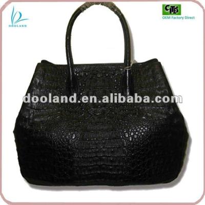 China Stylish Exotic Genuine Crocodile Leather Design TOTE BAG Ladies Bag for sale