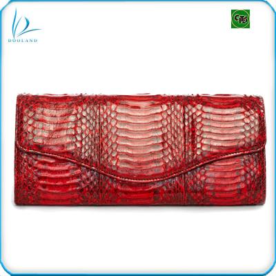 China Real Exotic Luxury Designer Clutch Bag Genuine Snakeskin Leather Clutch Bag For Women for sale