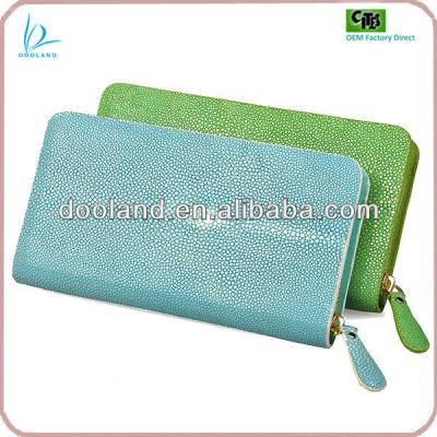 China Real Stingray Skin Ladies Real Stingray Skin Luxury Wallet for sale