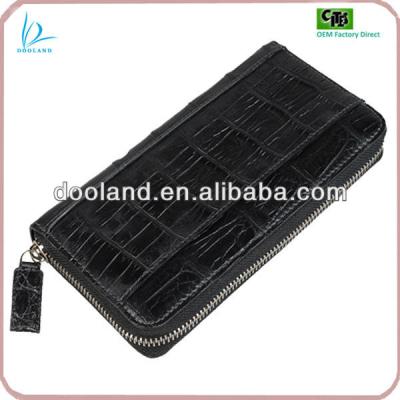 China Genuine Crocodile Skin Crocodile Skin Leather Luxury Authentic Wallet for sale