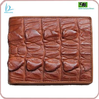 China Luxury Men's Crocodile Skin Shorts Purse in Genuine Crocodile Skin Leather for sale