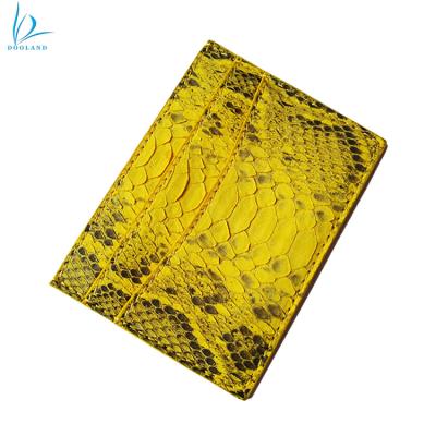 China Fashion Genuine Python Skin Leather Credit Card Holder for sale