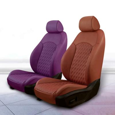 China Car accessories suede car back seat protector breathable popular inner cover front seat, backrest and simple color waterproof car seat cover for sale