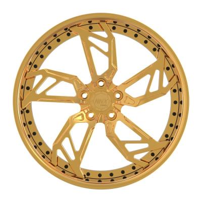 China Luxury Racing Customized Top Quality Forged Vacuum Plating 5 Hole 16 Forged Wheel Rims 17 18 19 20 21 22 23 24 25 26 By 20*8.5j for sale