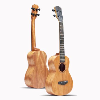 China FYCW popular wholesale ukulele low strings ukulele concert 23 inch solid koa ukulele top guitar for sale