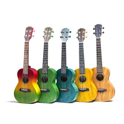 China FYCW popular ukulele sell all solid koa wood ukulele wholesale tenor 26 inch ukulele concert ukulele bass guitar for sale