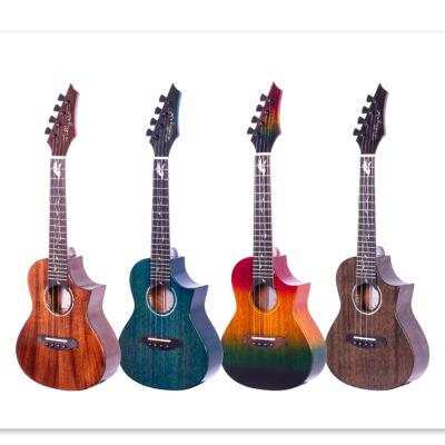 China Popular FYCW ukulele china ukulele manufacturers 23 inch colorful ukulele solid mahahony ukulele for sale