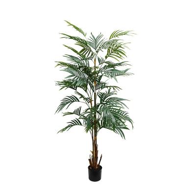 China Living Room Decor Areca Palm 160cm Faux Bamboo Tree Potted Plant For Home And Garden Decoration for sale