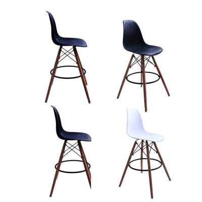 China Wholesale Modern Famous Design Modern Famous Bar Stool Cafe Stool Chair Plastic Dining Chair Bar Stool for sale