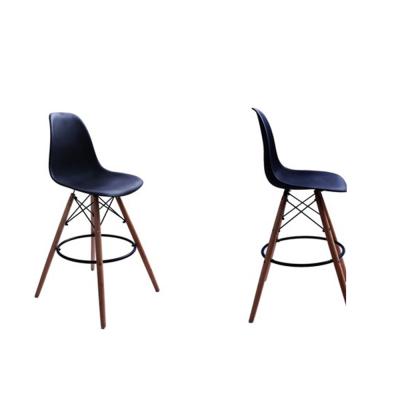 China Modern Design Dining Industrial Chair Leg Stool Bar Chair Wooden Counter Umpire Chair Stool for sale