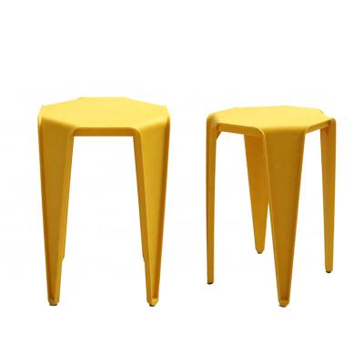 China Single Stool High Quality Stackable Plastic Outdoor Plastic Chair Plastic Stool for sale