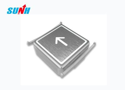 China Zinc Alloy Elevator Up Button , Elevator Down Button Customized Size for sale