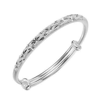 China Luxury Engraved Love CLASSIC Sterling Silver Adjustable Charm Dropshipping Bracelet for sale