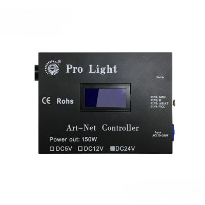 China Widely Used 3 Channel DMX LED DVI Artnet Controller For Led Strip 200*148.6*46mm for sale