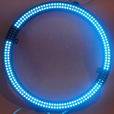 China Theme Park 60Pixels LED Pixel Ring DC24V DMX Digital RGB LED Ring Light For Stage for sale