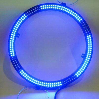 China Theme park pixel by RGB DMX512 pixel round Ring Light for dj nightclub dancefloor dmx led pixel light for sale