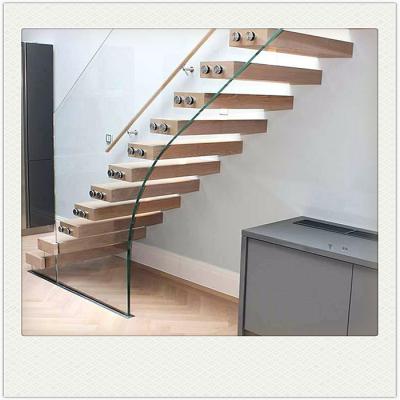 China 3D Model Modern Design Good Quality Customized Glass Fence Railing Tie Down Dead End for sale