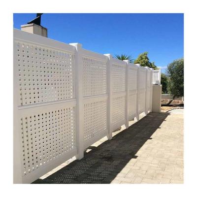 China Easily Assembled Prima Modern PVC Roll For Wire Mesh PVC Picket PVC Garden Vinyl Fence White PVC Panel Garden Fence for sale