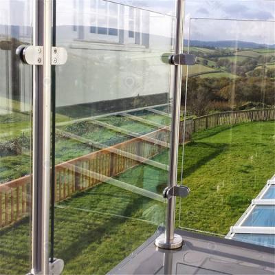 China Prima Hot Selling Glass High Quality Modern Balustrade For Indoor Post Balcony Staircase 304 Glass Railing Stainless Steel for sale