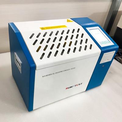 China Automatic Single Oil Dielectric Resistance Tester Bdv Cup Insulation Oil Breakdown Voltage Tester 1.5 KVA for sale