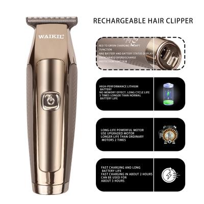 China WAIKIL ZK-001 Twin Blade Classic Reciprocating Rechargeable Appliance Trimmers And Hair Clippers Electric Shaver For Men for sale