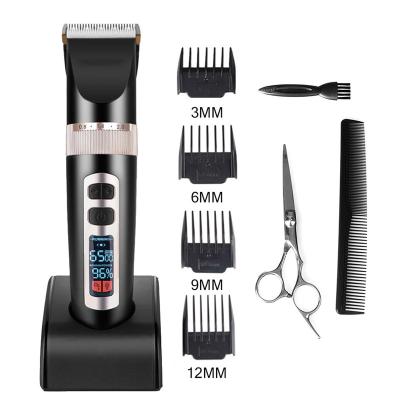 China Wholesale Professional Safety Kemei KM-2001 Rechargeable Electric Beard Razor Trimmer Hair Clipper For Barber Men for sale