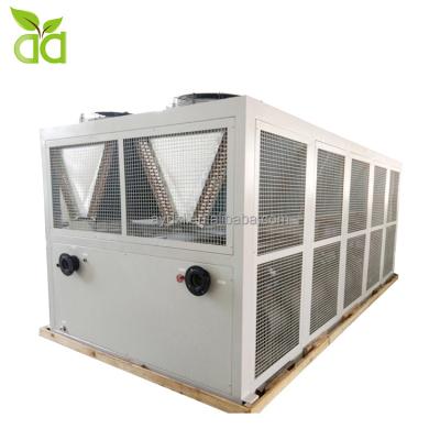 China Industrial Hotels 250Kw 100Hp Air Cooled Screw Water Chiller for sale