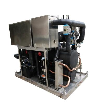 China Industrial Cooling Solutions 40HP Water Cooled Low Temperature Mini Chiller for sale