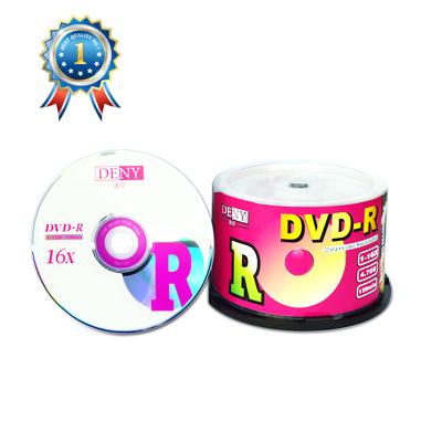 China Single layer 50 shrink wrap package printing dvd disc with 16x for sale