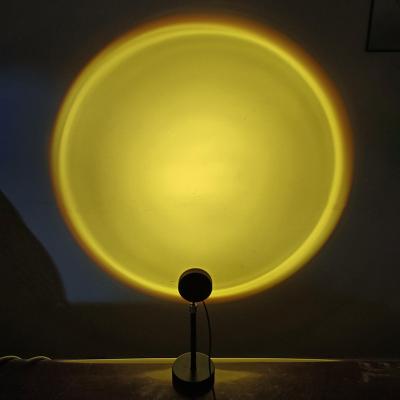 China 2021 Hot Selling Modern Amazon Production Sunset Projector Lamp Can Change 4 Colors for sale