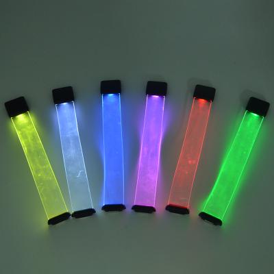 China Silicone And ABS SUNJET LED Magnetic Wristband For Party Event With Customized Laser Cutting for sale