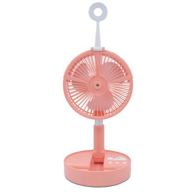 China SUNJET 2020 Newest Outdoor Foldable Portable Rechargeable Spray Fan and Moisturizing Misty Fan for sale