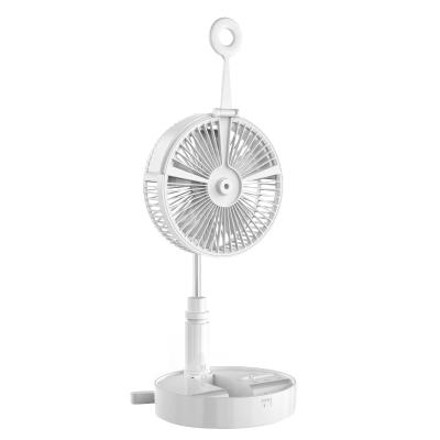 China 2020 Hazy Commercial SUNJET 2020 Clip Fan DC/AC Portable Foldable Moisturizing Spray Fill Light Fan for sale