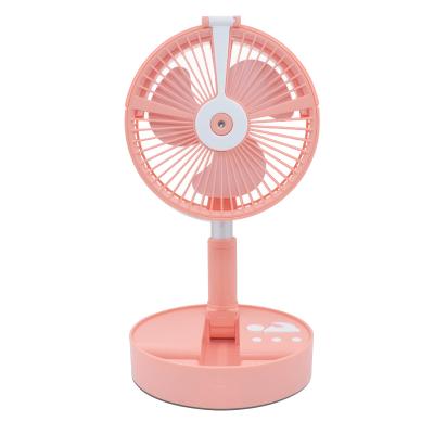 China 2020 Hot Selling Commercial SUNJET 2020 Commercial Portable LED Light Fan DC/AC Foldable Spray Fan Fill Moisturizing Foggy Fan for sale