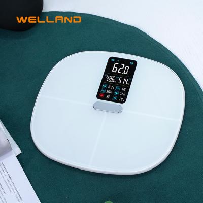 China Large Display Bathroom Scale Android App Body Fat Digital Bathroom Scale Stocked Scales for sale