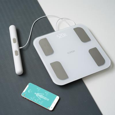 China New Design 8 Electrodes Body Fat Percentage Body Fat Ratio Body Composition Analysis Smart Scale Water Content Measuring for sale