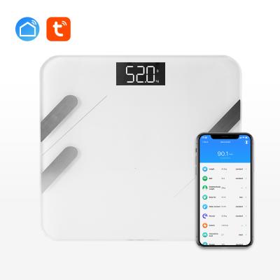 China Welland Scale Connect Tuya App System Digital Body Mass Composition Analyzer Bmi Smart Stored Scale for sale