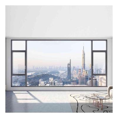 China Germany Curtains Material Inward Aluminum Inward Thermal Break Window Waterproof Adjustable Window for sale