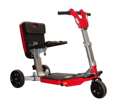 China Foldable unisex electric lithium wheelchair scooter easy to carry and put in the car for sale