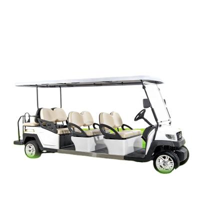 China Newest Design High Quality Good Price CE Approved 6 8 Seat Electric Golf Cart Buggy With LED Lights Independent Suspension 20% for sale