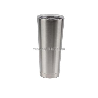 China New Viable Wholesale Custom Logo 24oz Stainless Steel Straight Tumbler Mugs 30oz Travel Sublimation Mug With Lid for sale