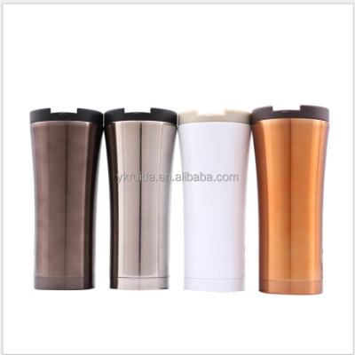 China Viable Custom Logo 17oz Stainless Steel Coffee Mug Travel Mug Vacuum Insulated Stainless Steel 304 With Lid for sale