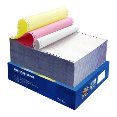 China Wood Pulp Multiply OEM No Carbon NCR Computer Printing Paper Used In Bank, Tax, Government for sale