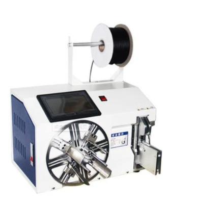 China Lanke Semi-automatic Winding Stripping Bandage Machine High Efficiency Saving Labor For 8 And 0 Shapes For USB Copper Wire Line à venda