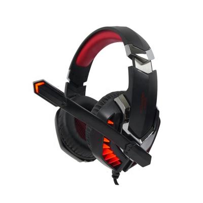 China With Single Color LED Lighting HGJ30L Gaming Headset Headphone Computer Earphone Wholesale Cable Headsets for sale