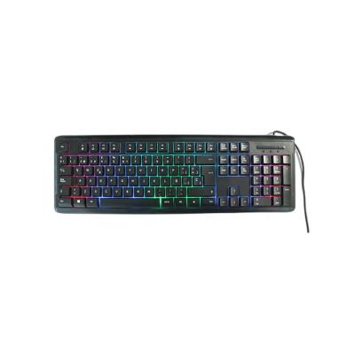 China Multimedia Keys Rainbow Gaming Backlit Wired Mechanical Keyboard For PC Gamer for sale