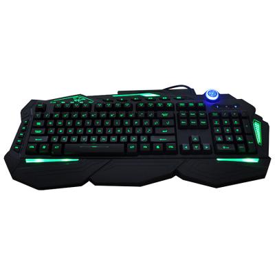 China ERGONOMIC Professional Macro Gaming Programming Keyboard with 5 Macro Keys for sale