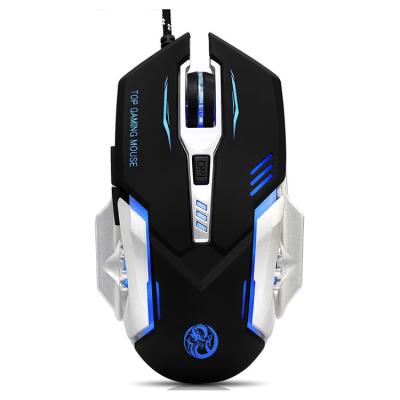 China Cheap Left/Right/Forward/Backward/DPI Switch Brand Factory Price Logo Led Gaming 7D Lightweight Cable Mouse for sale