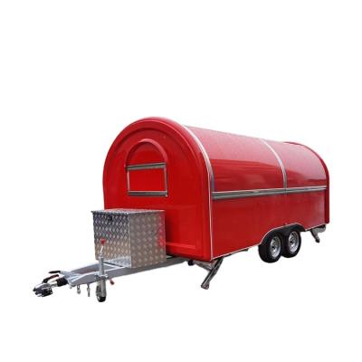 China Outdoor Mobile Food Trailer Multifuntion Fast Food Truck American Standard Hot Dog Food Vending Truck Cooking Kiosk For Sale for sale